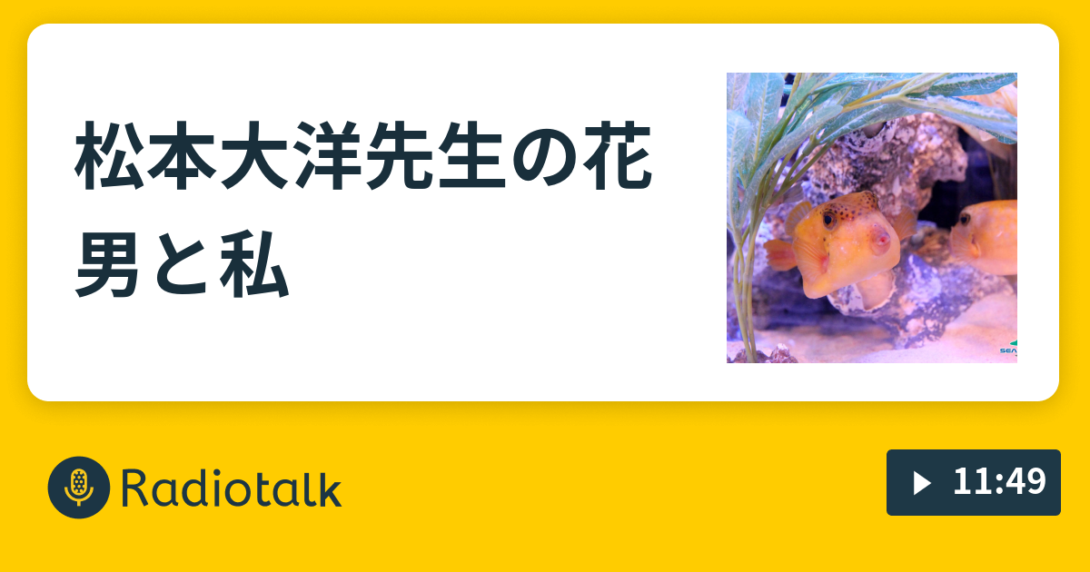 松本大洋先生の花男と私 あの頃浸った物語 Radiotalk ラジオトーク